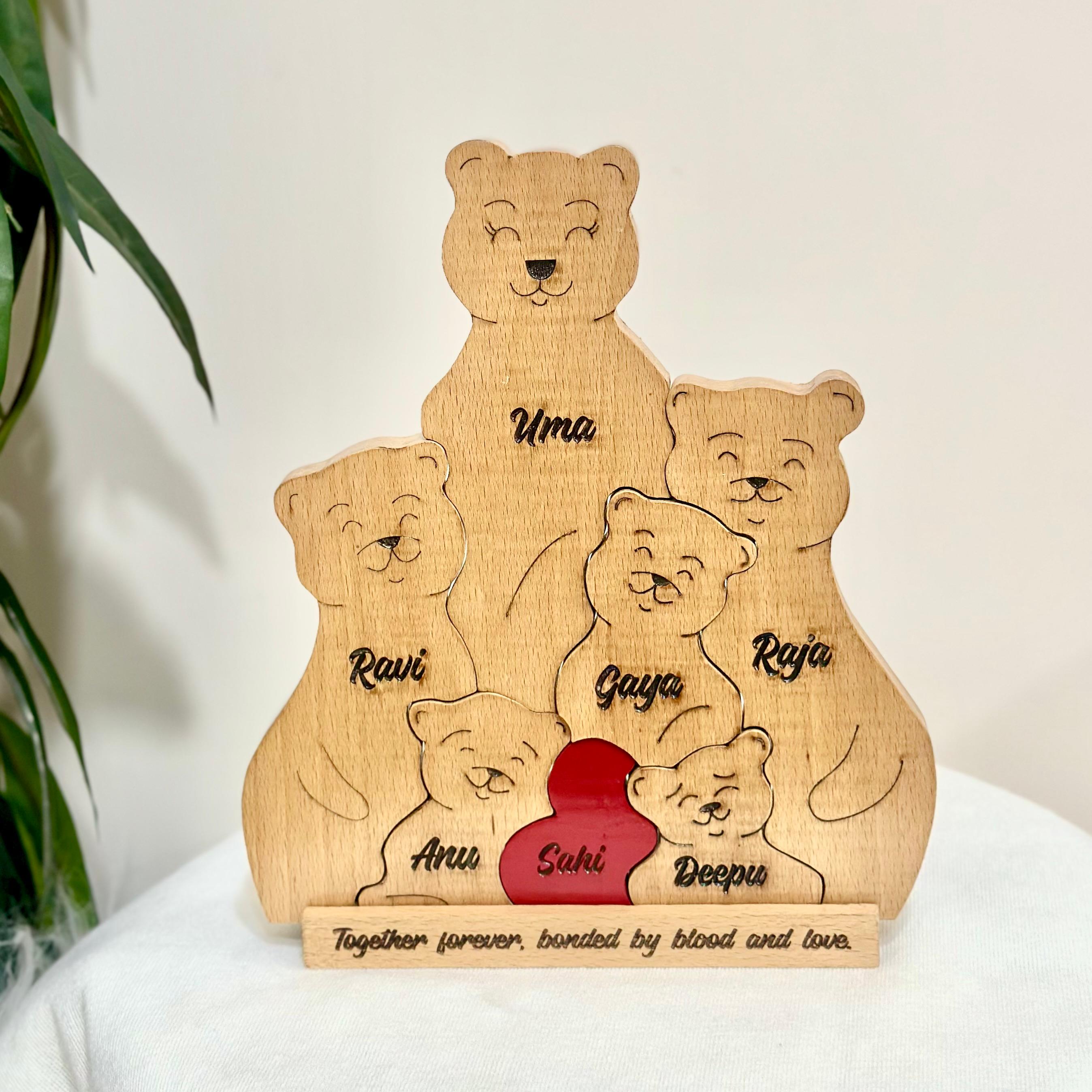 Bear family of Six